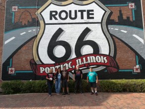 Route 66 à Pontiac